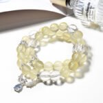 Natural Yellow Quartz Multi-Wrap Bracelet