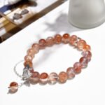 Natural Red Flower Bracelet