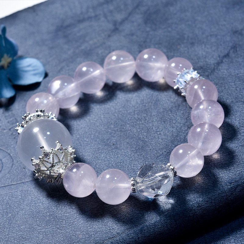 Natural Rose Quartz Bracelet for Attracting Love