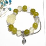 Natural Xiu Jade Fox Bracelet