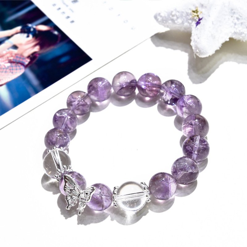 Natural Purple Amethyst Bracelet