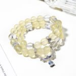Natural Yellow Quartz Multi-Wrap Bracelet