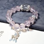 Starry Rose Quartz Bracelet