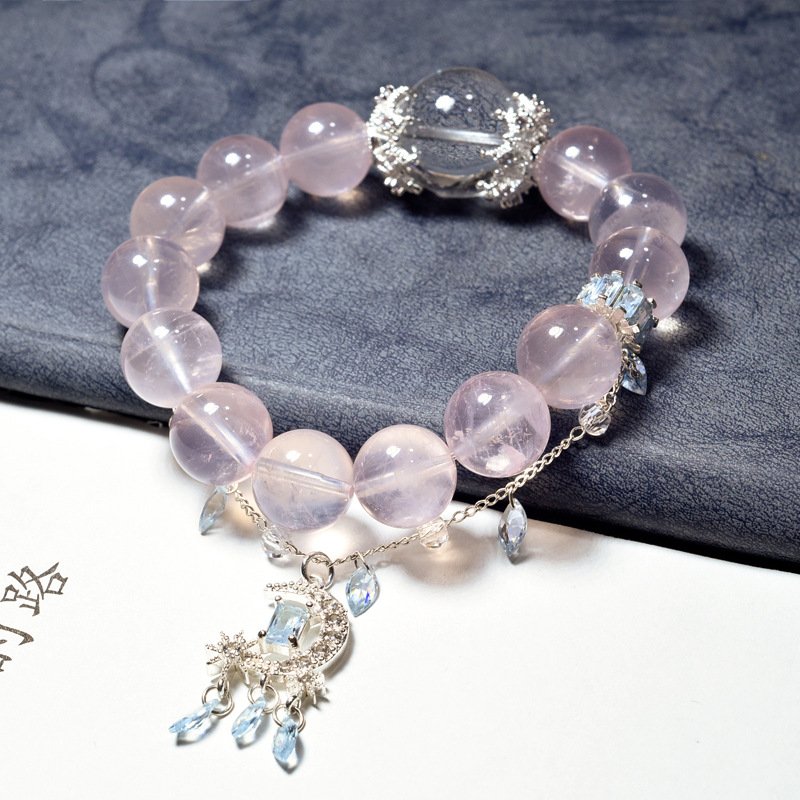 Starry Rose Quartz Bracelet