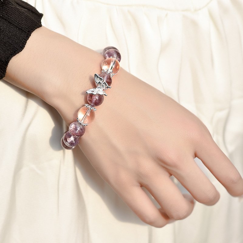 Natural Purple Amethyst Bracelet