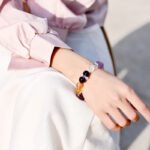 Natural Multi-Stone Bracelet – Amethyst, Citrine & Rose Quartz