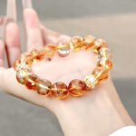 Natural Yellow Aese Crystal Bracelet – Elegant & Luxurious