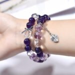 Natural Amethyst Multi-Wrap Bracelet