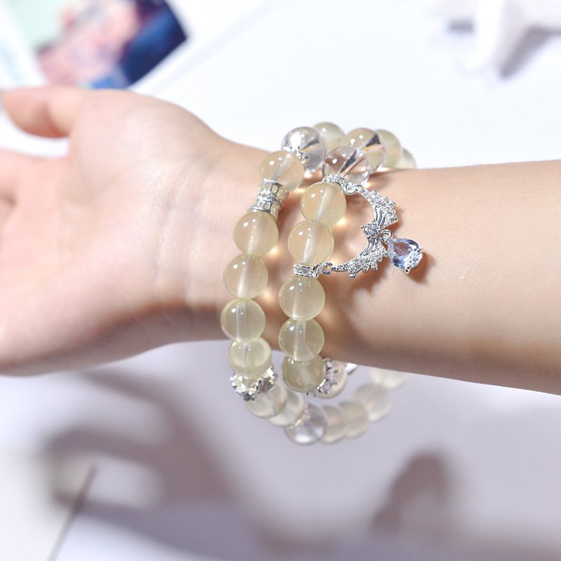Natural Yellow Quartz Multi-Wrap Bracelet