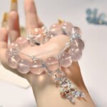 Starry Rose Quartz Bracelet