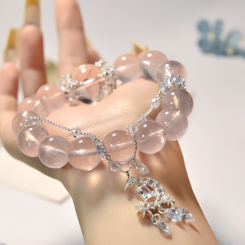 Starry Rose Quartz Bracelet