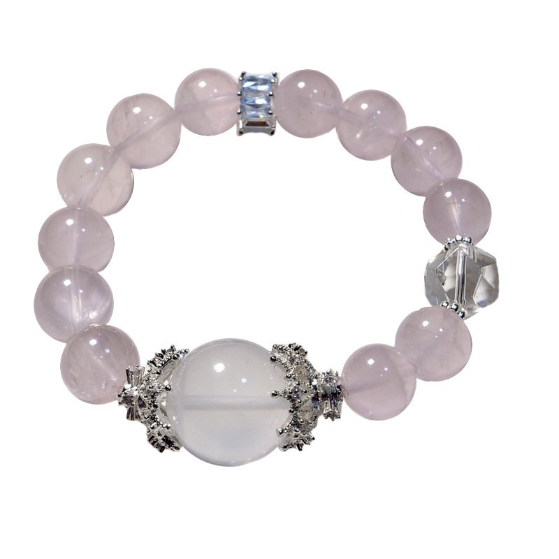 Natural Rose Quartz Bracelet for Attracting Love