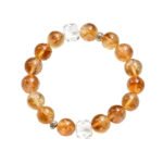 Natural Yellow Crystal Bracelet – Simple Yellow Ase Style