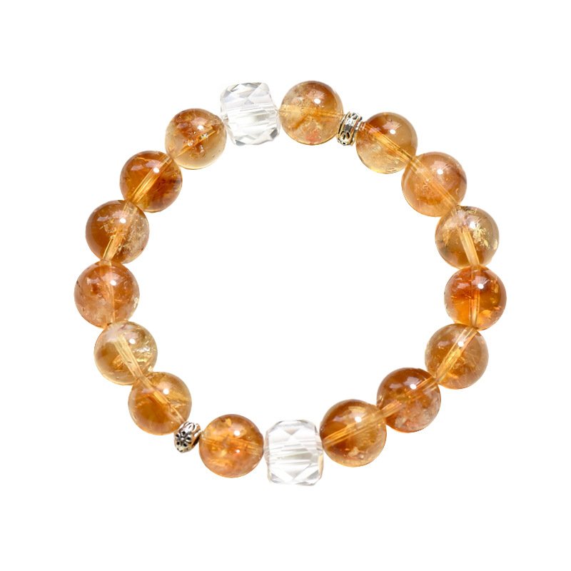 Natural Yellow Crystal Bracelet – Simple Yellow Ase Style