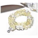 Natural Yellow Quartz Multi-Wrap Bracelet
