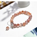 Natural Red Flower Bracelet