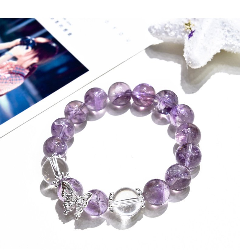 Natural Purple Amethyst Bracelet